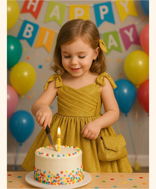 🎀 Party Wear Net Frock – Princess Style